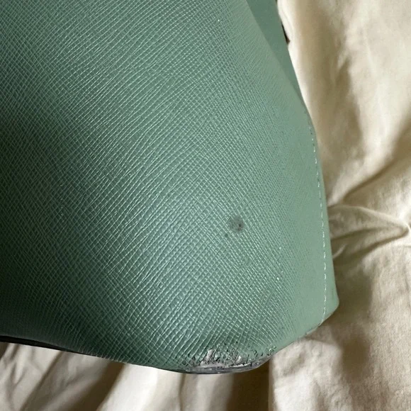 Loungefly Green Crossbody Bag with Deathly Hallows Emblem - Picture 8 of 9